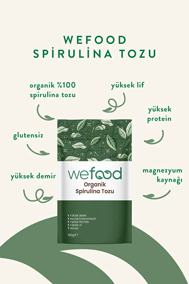 Organik Spirulina Tozu 100 gr Organik Spirulina Tozu 100 gr